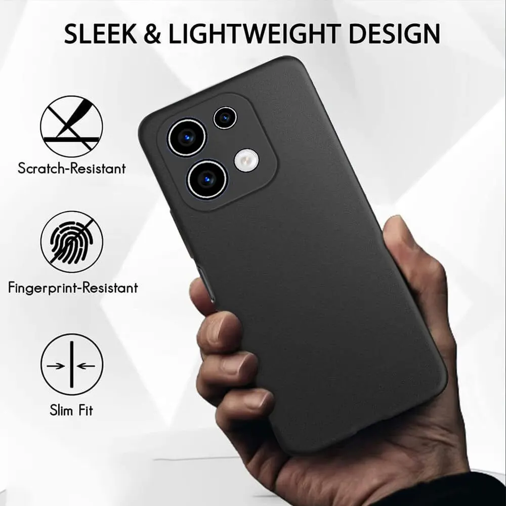 Micvir Back Cover for Redmi Note 13 Pro 5G (Black, Dual Protection, Silicon, Pack of: 1) — image 2 of 5