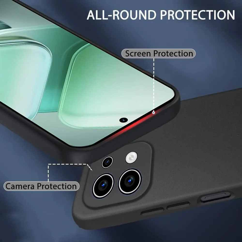 Micvir Back Cover for Redmi Note 13 Pro 5G (Black, Dual Protection, Silicon, Pack of: 1) — image 4 of 5