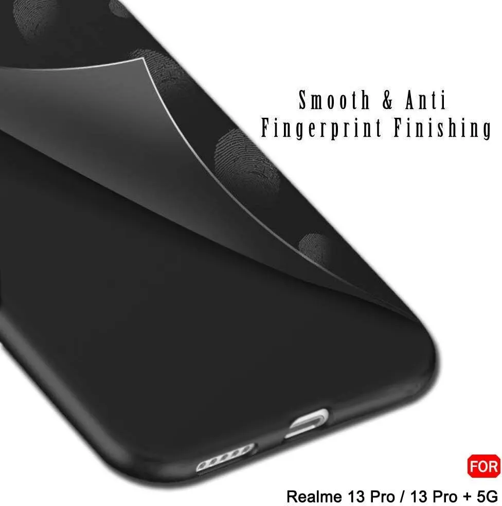 Micvir Back Cover for Realme 13 Pro Plus 5G (Black, Dual Protection, Silicon, Pack of: 1) — image 5 of 5