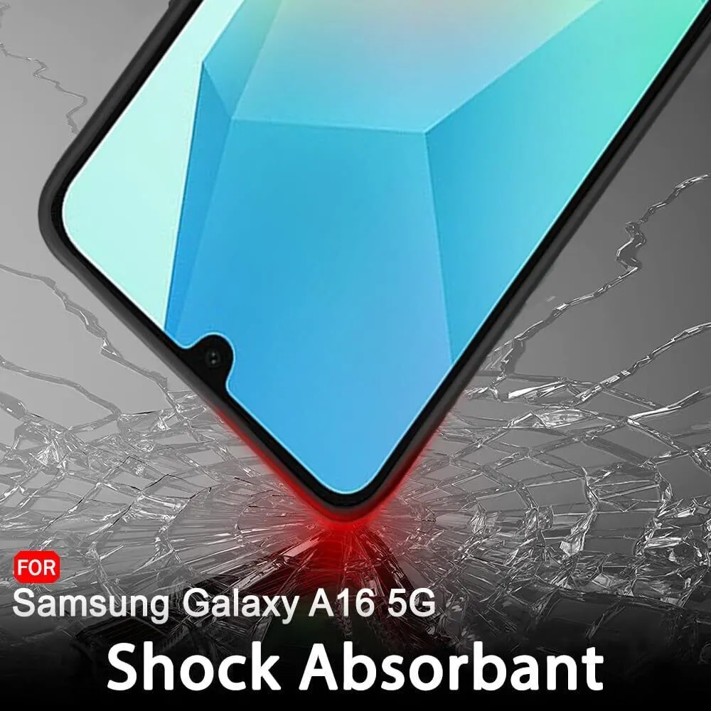 Micvir Back Cover for Samsung Galaxy A16 5G (Black, Dual Protection, Silicon, Pack of: 1) — image 4 of 5