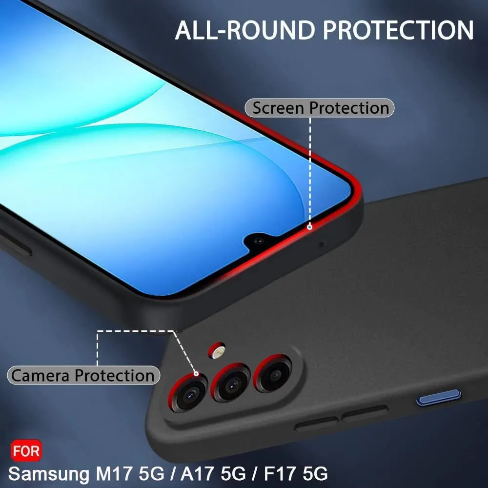Xolia Back Cover for Samsung Galaxy M17 5G (Black, Dual Protection, Silicon, Pack of: 1) — image 3 of 5