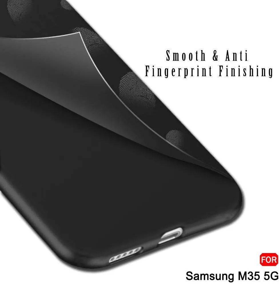 Micvir Back Cover for SAMSUNG Galaxy M35 5G (Black, Dual Protection, Silicon, Pack of: 1) — image 5 of 5