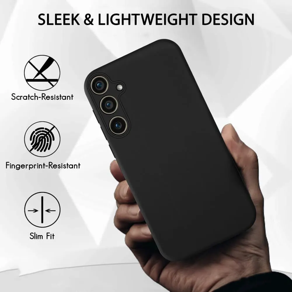 Micvir Back Cover for Samsung Galaxy S25 Plus 5G (Black, Dual Protection, Silicon, Pack of: 1) — image 3 of 5