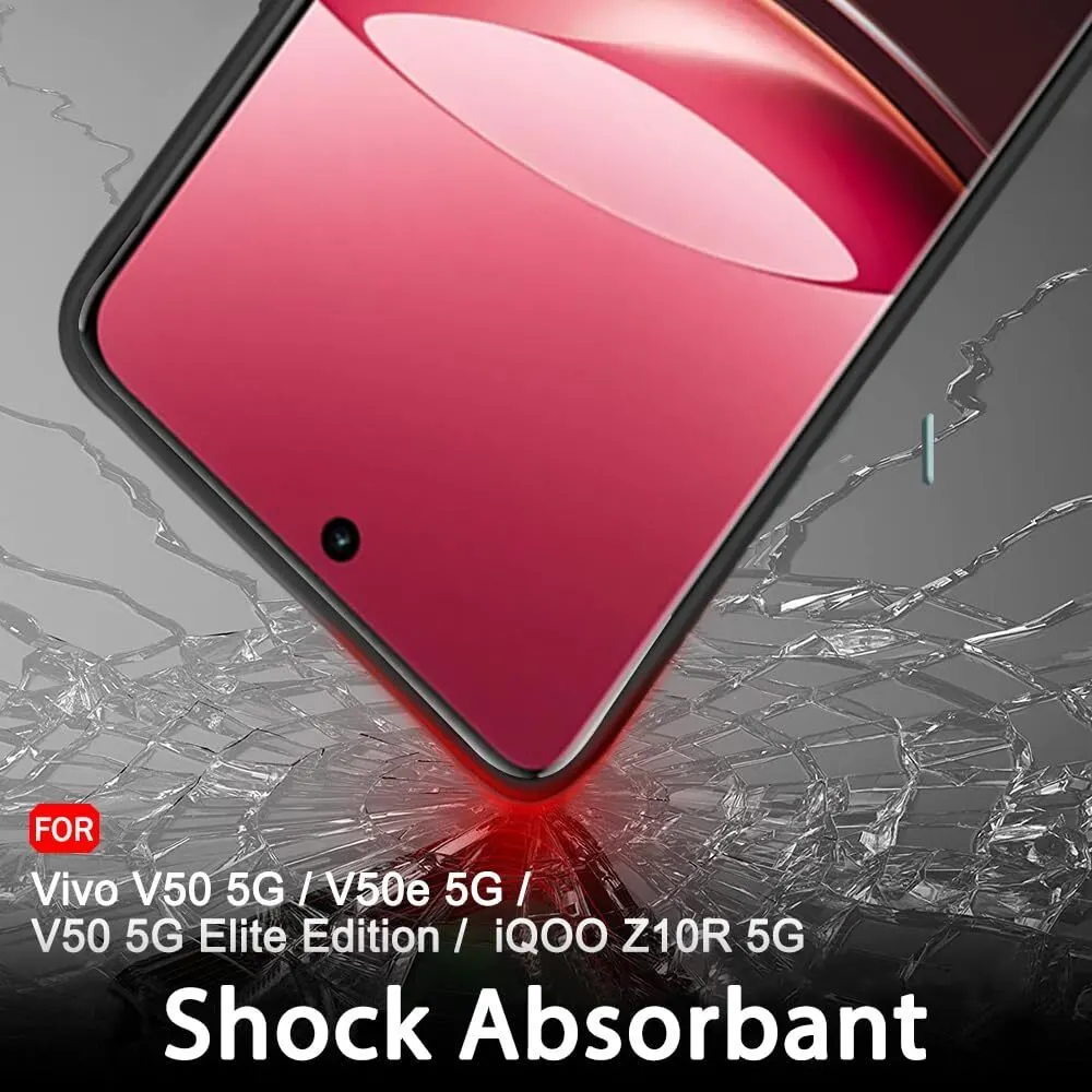 Micvir Back Cover for iQOO Z10R 5G (Black, Dual Protection, Silicon, Pack of: 1) — image 5 of 5