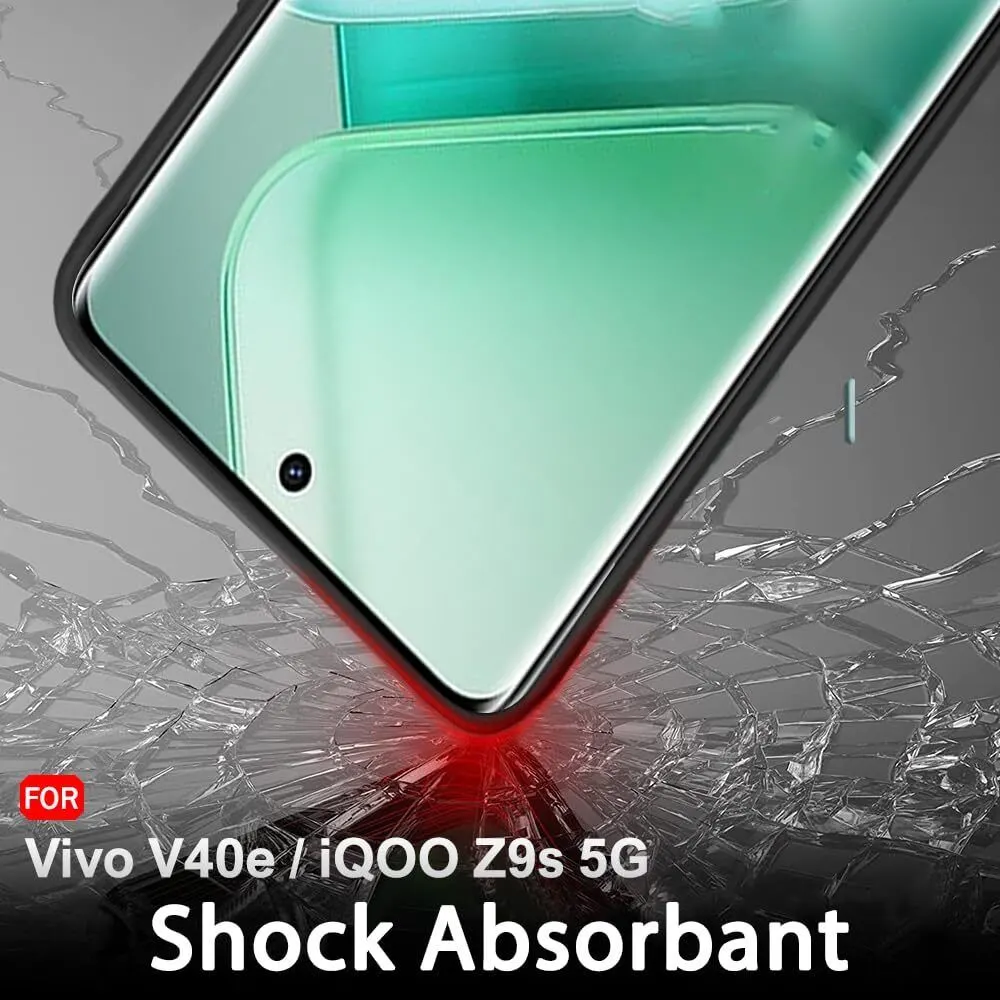 Micvir Back Cover for iQOO Z9s 5G (Black, Dual Protection, Silicon, Pack of: 1) — image 4 of 5
