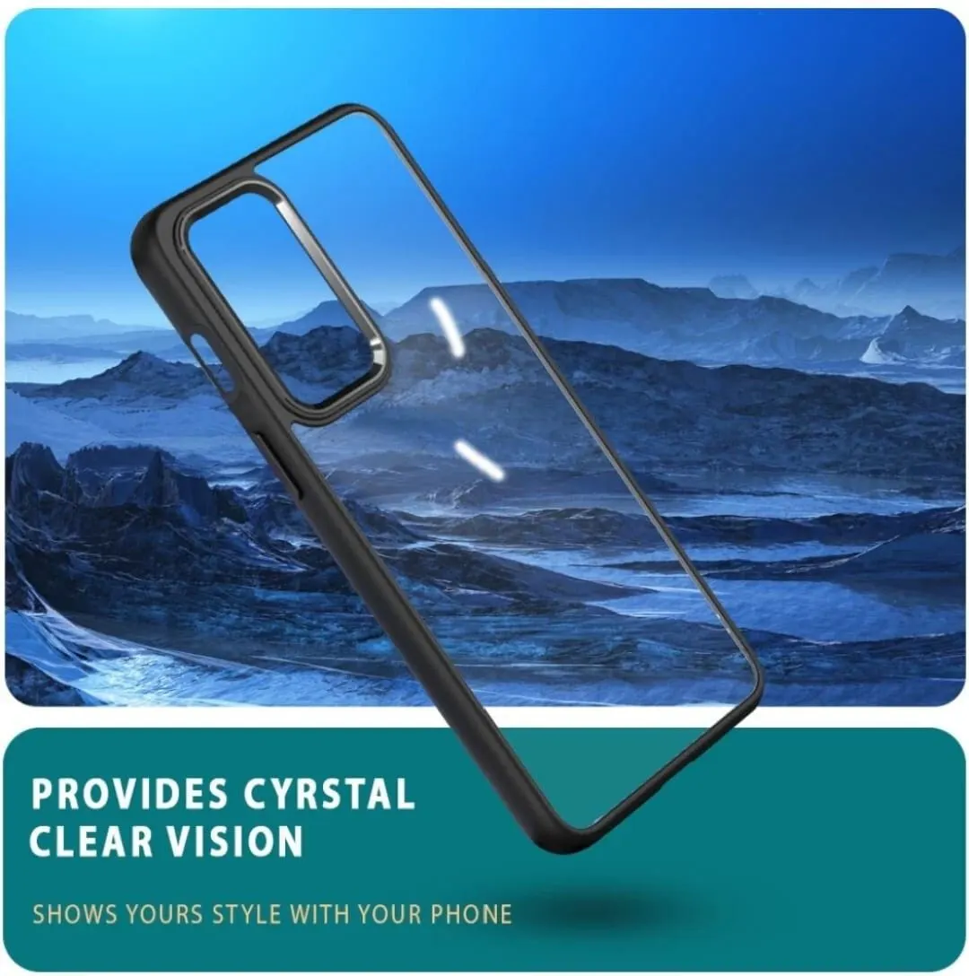 Micvir Back Cover for OnePlus Nord CE 2 5G (Transparent, Black, Camera Bump Protector, Plastic, Silicon, Pack of: 1) — image 4 of 4