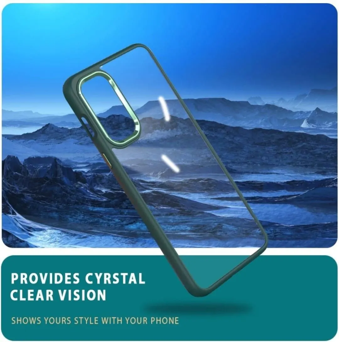 Micvir Back Cover for Redmi 9 (Transparent, Green, Camera Bump Protector, Plastic, Silicon, Pack of: 1) — image 4 of 4