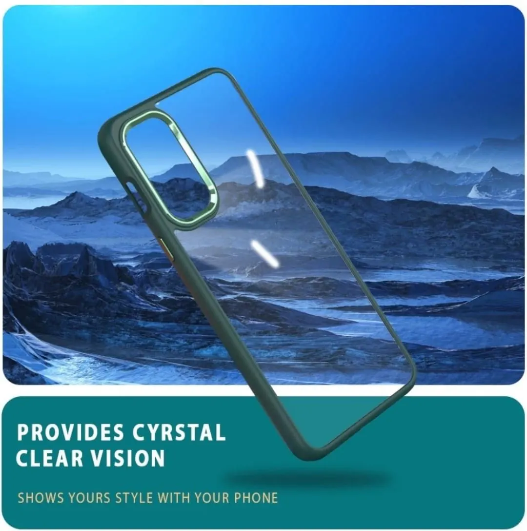 Micvir Back Cover for Vivo Y73 (Transparent, Green, Camera Bump Protector, Pack of: 1) — image 4 of 4