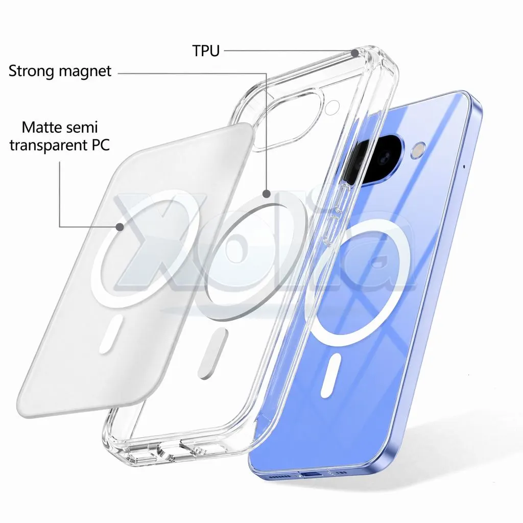 Xolia Back Cover for Google Pixel 10A (White, Shock Proof, Polycarbonate, Silicon, Pack of: 1) — image 5 of 5