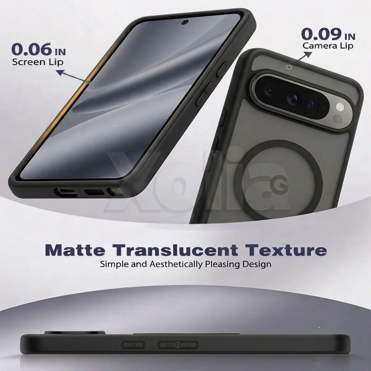 Xolia Back Cover for Google Pixel 10 Pro (Black, Shock Proof, Polycarbonate, Silicon, Pack of: 1) — image 3 of 5