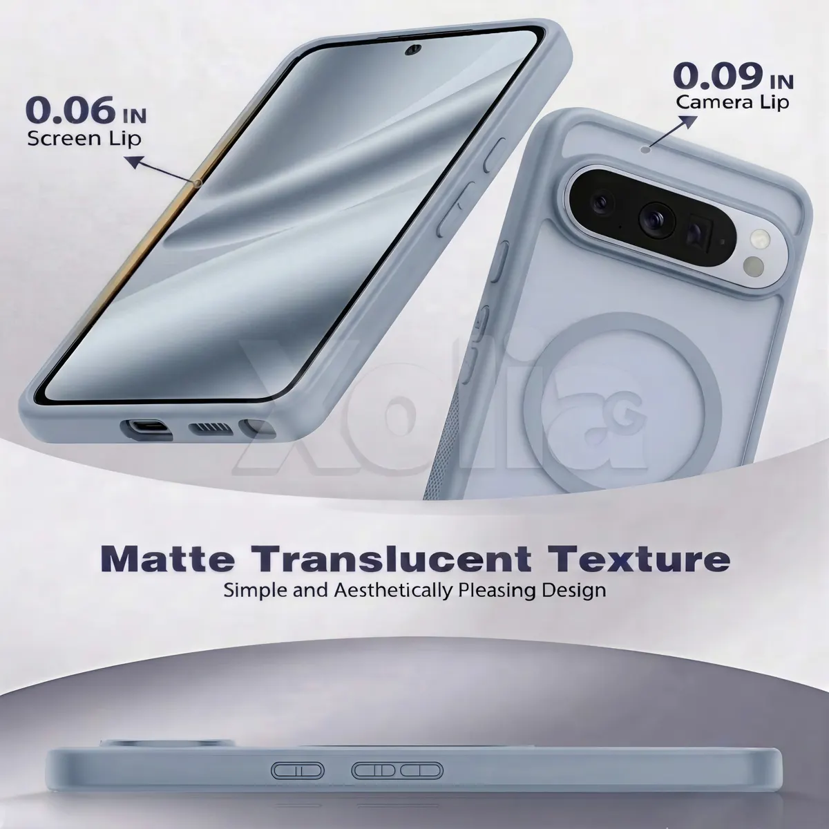 Xolia Back Cover for Google Pixel 10 Pro (Grey, Shock Proof, Polycarbonate, Silicon, Pack of: 1) — image 3 of 5