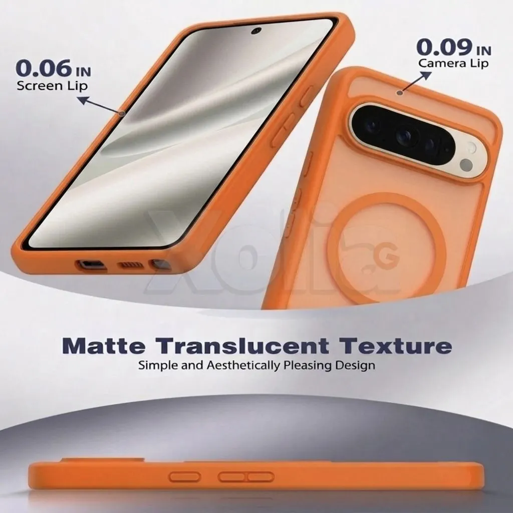 Xolia Back Cover for Google Pixel 10 Pro (Orange, Shock Proof, Polycarbonate, Silicon, Pack of: 1) — image 3 of 5