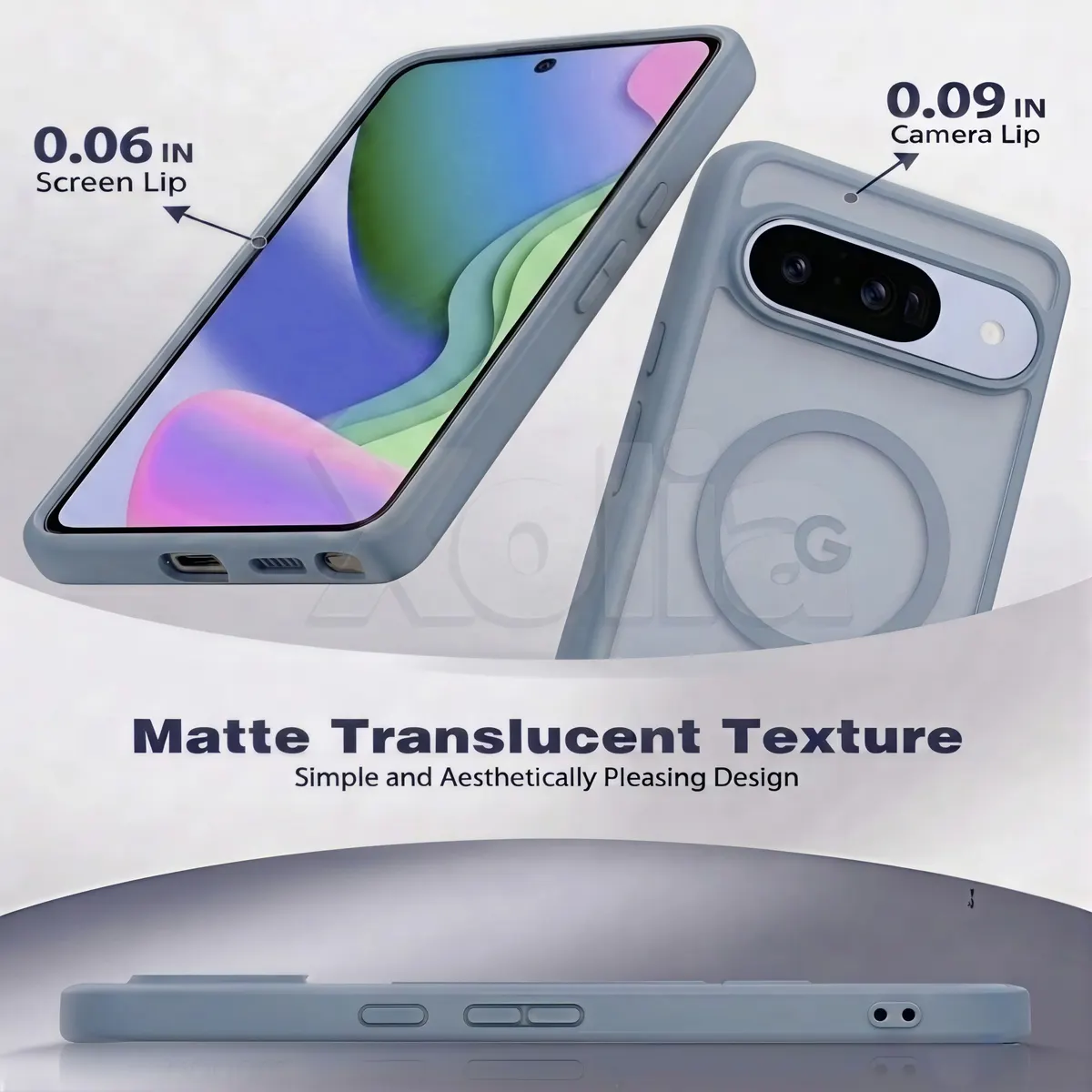 Xolia Back Cover for Google Pixel 10 (Grey, Shock Proof, Polycarbonate, Silicon, Pack of: 1) — image 3 of 5