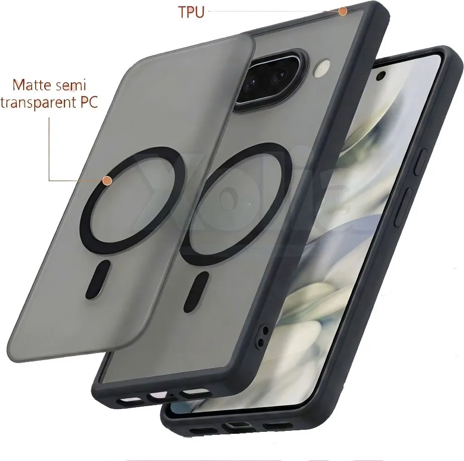 Xolia Back Cover for Google Pixel 9A (Black, Shock Proof, Polycarbonate, Silicon, Pack of: 1) — image 5 of 5