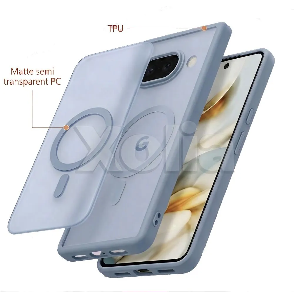 Xolia Back Cover for Google Pixel 9A (Grey, Shock Proof, Polycarbonate, Silicon, Pack of: 1) — image 5 of 5