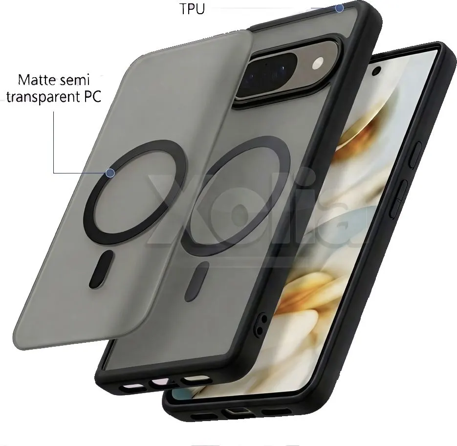 Xolia Back Cover for Google Pixel 9 (Black, Shock Proof, Polycarbonate, Silicon, Pack of: 1) — image 5 of 5