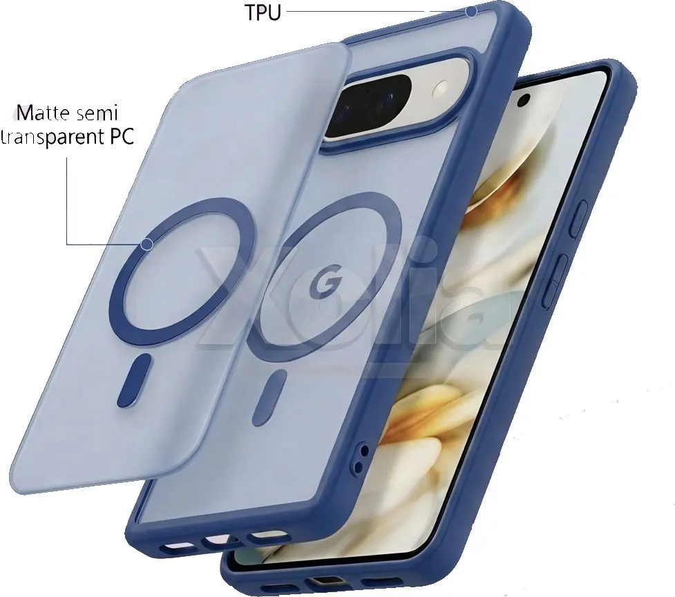 Xolia Back Cover for Google Pixel 9 (Blue, Shock Proof, Polycarbonate, Silicon, Pack of: 1) — image 5 of 5