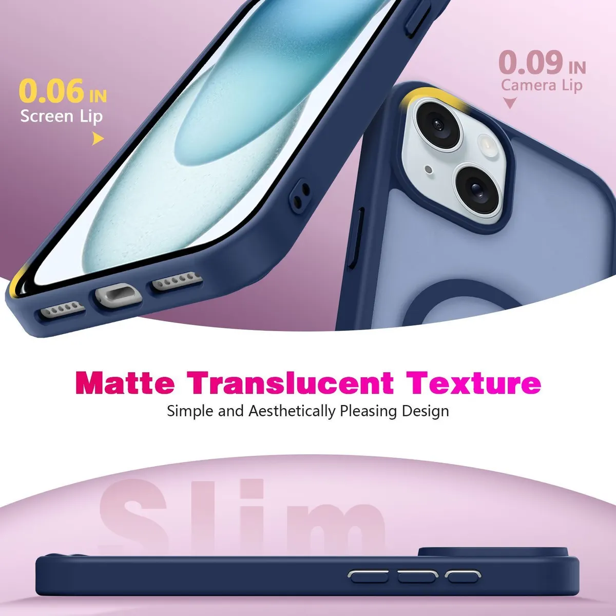 Xolia Back Cover for Apple iPhone 14 (Blue, Shock Proof, Polycarbonate, Silicon, Pack of: 1) — image 2 of 5