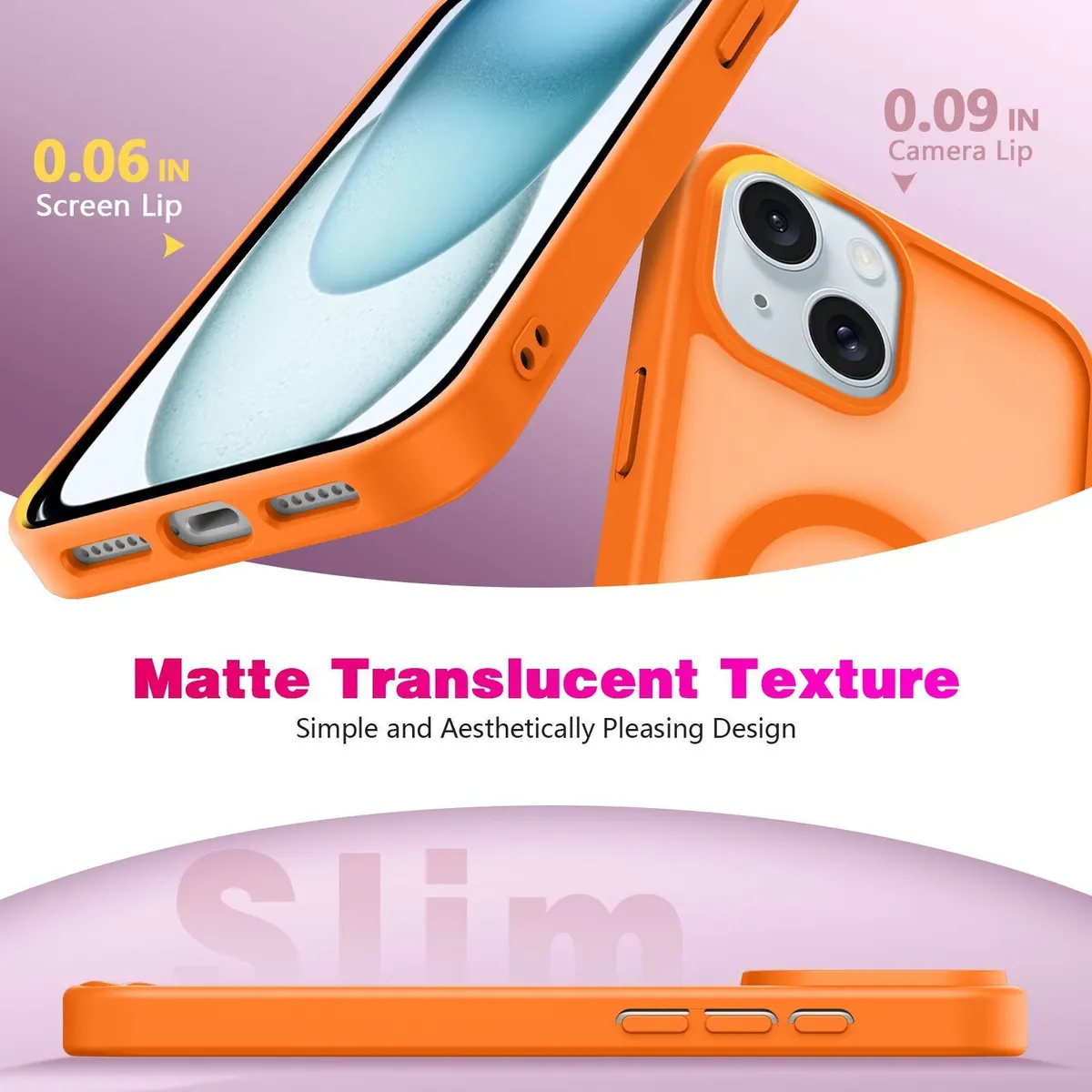 Xolia Back Cover for Apple iPhone 14 (Orange, Shock Proof, Polycarbonate, Silicon, Pack of: 1) — image 2 of 5