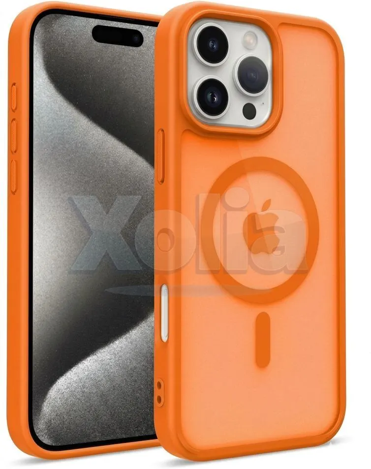 Xolia Back Cover for Apple iPhone 15 Pro (Orange, Shock Proof, Polycarbonate, Silicon, Pack of: 1) — image 1 of 5