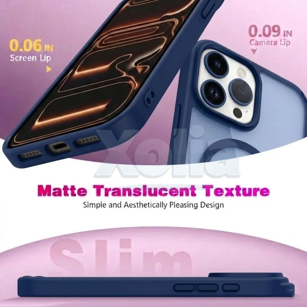 Xolia Back Cover for Apple iPhone 16 Pro Max (Blue, Shock Proof, Polycarbonate, Silicon, Pack of: 1) — image 3 of 5
