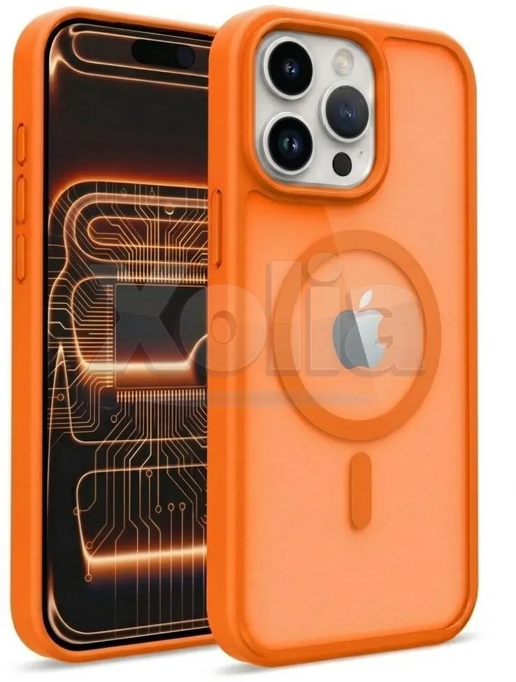 Xolia Back Cover for Apple iPhone 16 Pro Max (Orange, Shock Proof, Polycarbonate, Silicon, Pack of: 1) — image 1 of 5