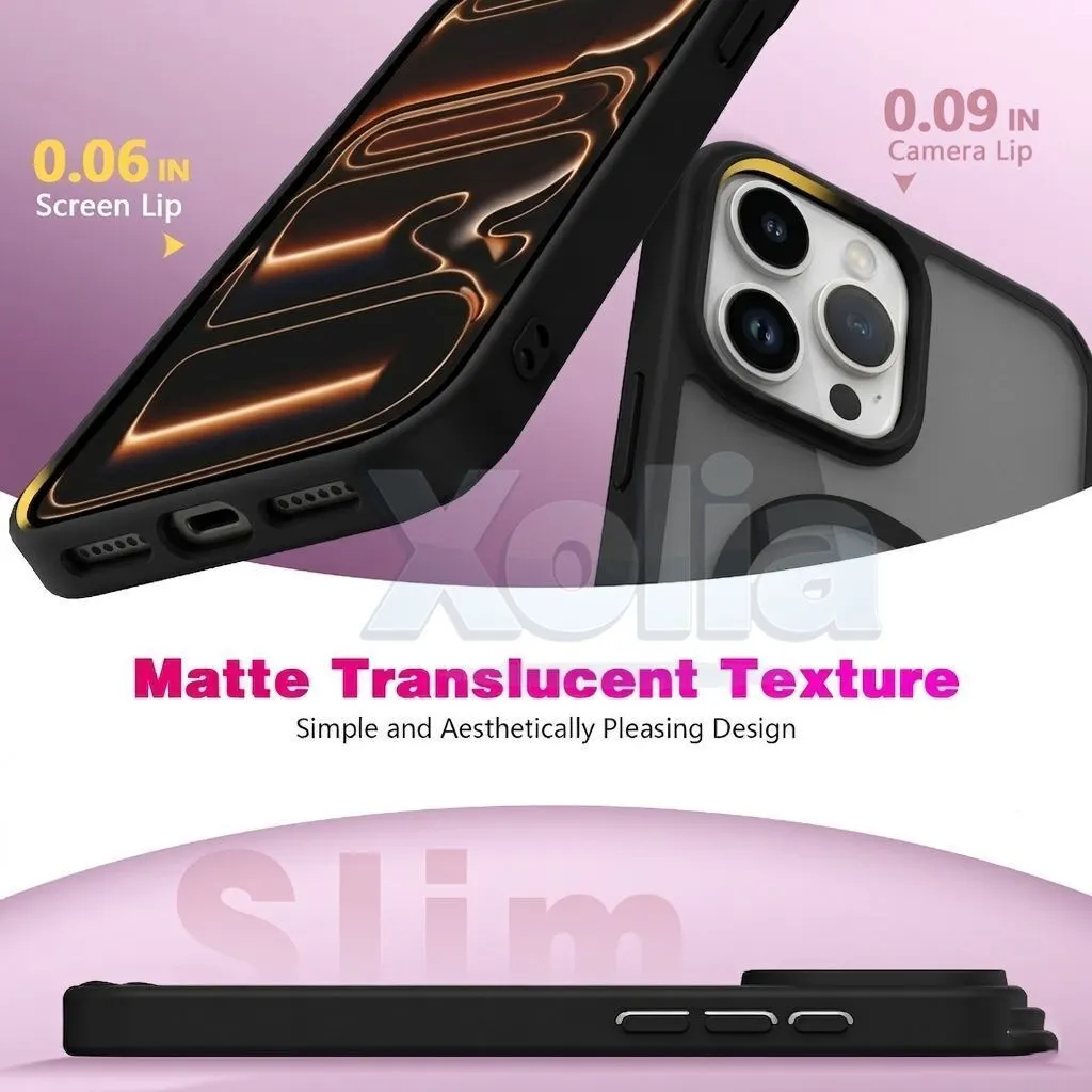 Xolia Back Cover for Apple iPhone 16 Pro (Black, Shock Proof, Polycarbonate, Silicon, Pack of: 1) — image 3 of 5