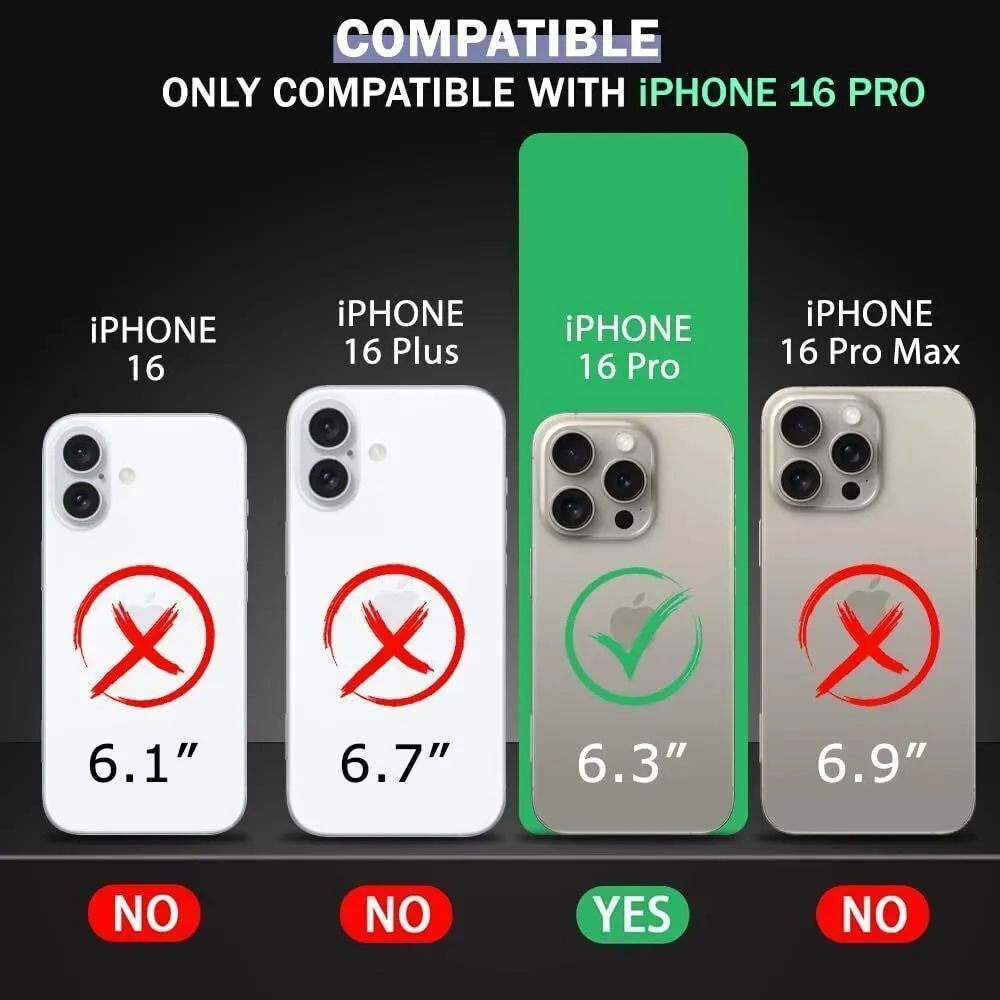 Xolia Back Cover for Apple iPhone 16 Pro (Blue, Shock Proof, Polycarbonate, Silicon, Pack of: 1) — image 2 of 5