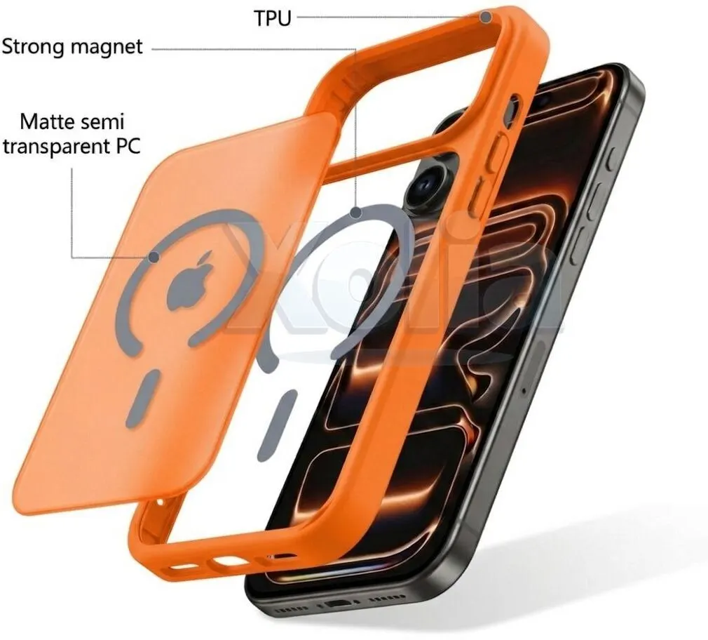 Xolia Back Cover for Apple iPhone 17 Pro Max (Orange, Shock Proof, Polycarbonate, Silicon, Pack of: 1) — image 5 of 5