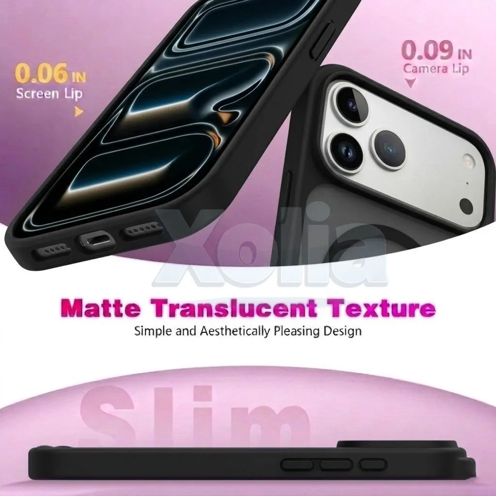 Xolia Back Cover for Apple iPhone 17 Pro (Black, Shock Proof, Polycarbonate, Silicon, Pack of: 1) — image 3 of 5