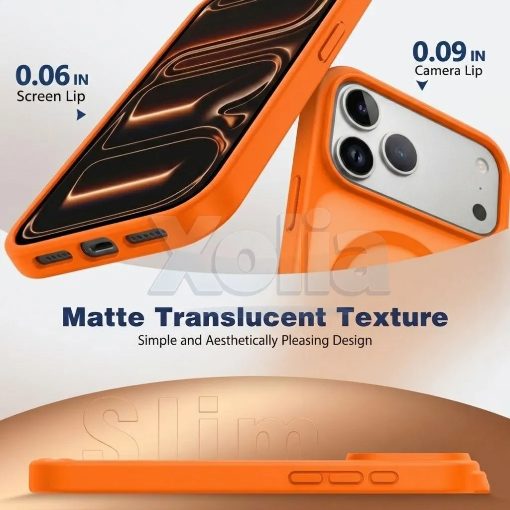 Xolia Back Cover for Apple iPhone 17 Pro (Orange, Shock Proof, Polycarbonate, Silicon, Pack of: 1) — image 3 of 5