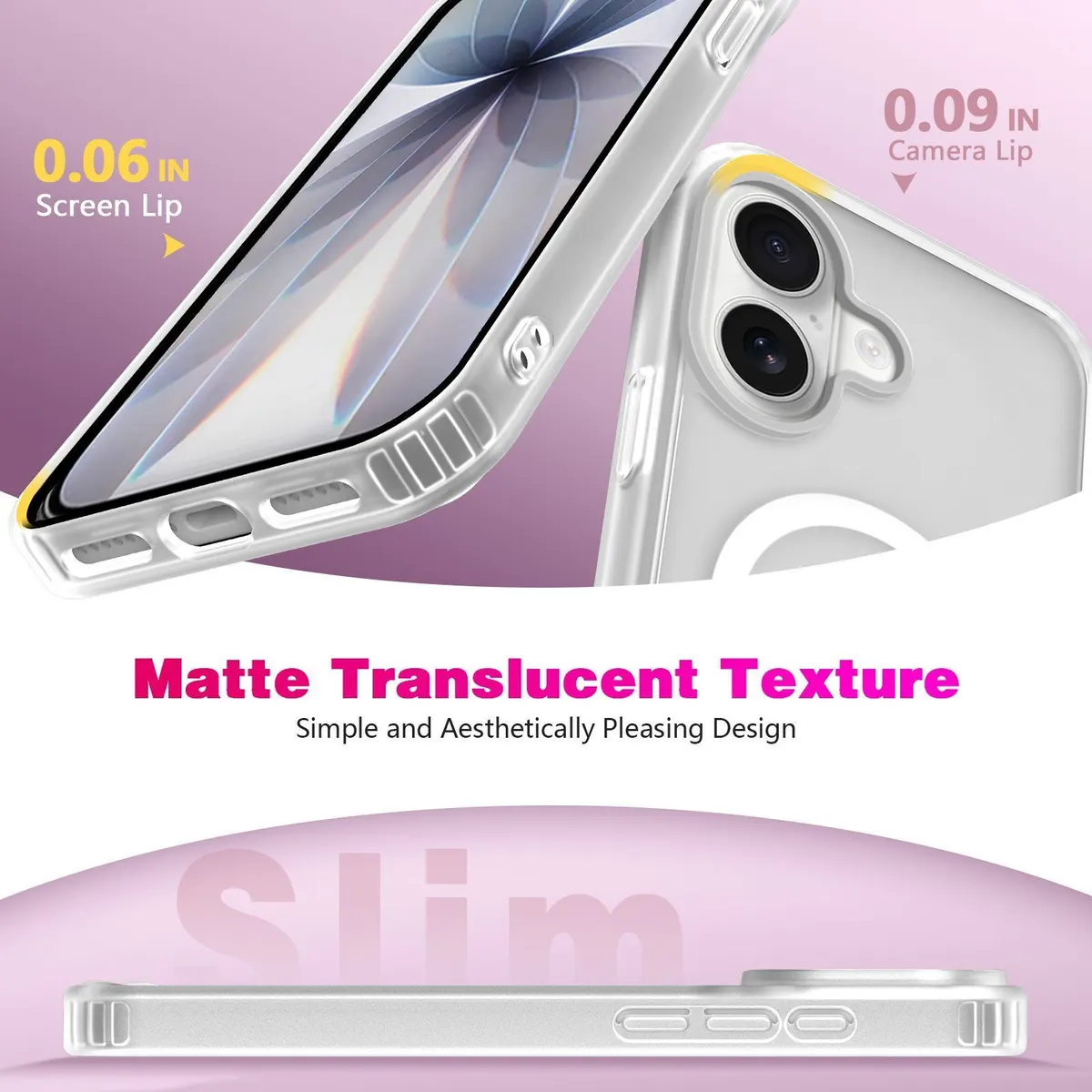 Xolia Back Cover for APPLE iPhone 17 (Transparent, Shock Proof, Polycarbonate, Silicon, Pack of: 1) — image 2 of 5