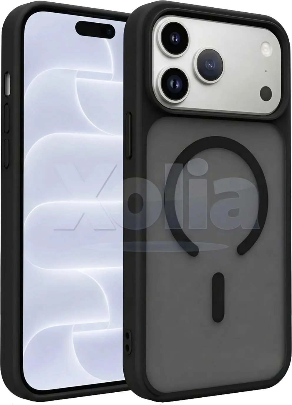 Xolia Back Cover for Apple iPhone 18 Pro (Black, Shock Proof, Polycarbonate, Silicon, Pack of: 1)