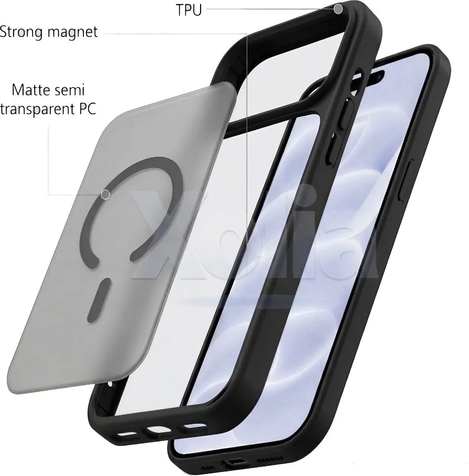 Xolia Back Cover for Apple iPhone 18 Pro (Black, Shock Proof, Polycarbonate, Silicon, Pack of: 1) — image 5 of 5