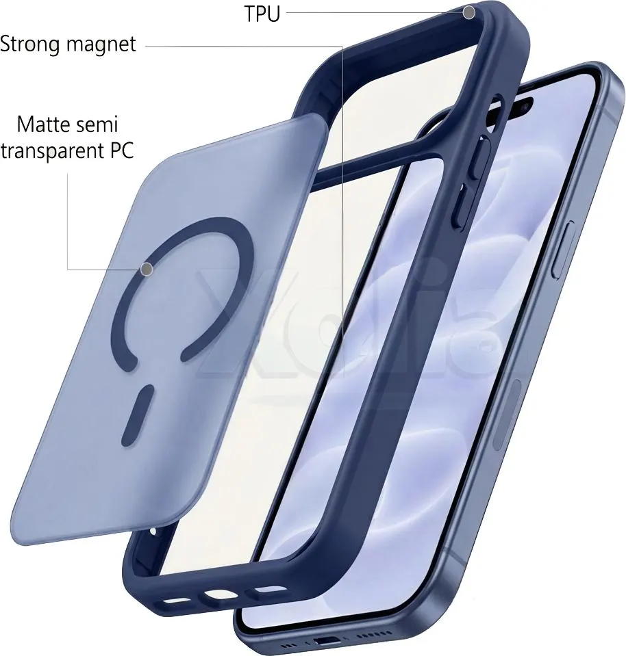 Xolia Back Cover for Apple iPhone 18 Pro (Blue, Shock Proof, Polycarbonate, Silicon, Pack of: 1) — image 5 of 5