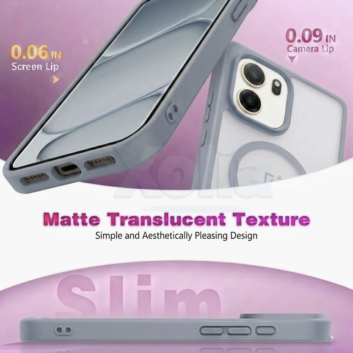 Xolia Back Cover for OnePlus Nord 6 5G (Grey, Shock Proof, Polycarbonate, Silicon, Pack of: 1) — image 3 of 5
