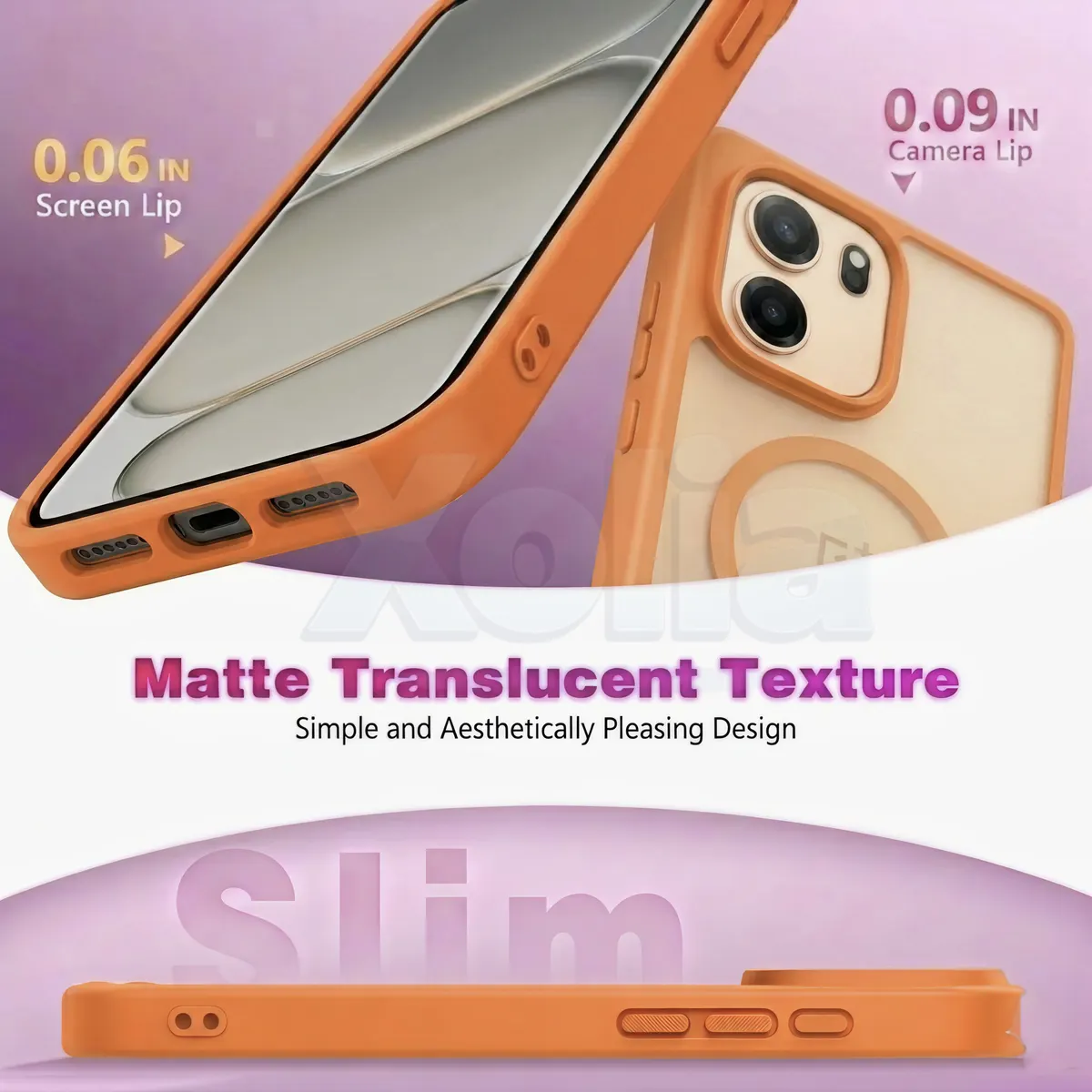 Xolia Back Cover for OnePlus Nord 6 5G (Orange, Shock Proof, Polycarbonate, Silicon, Pack of: 1) — image 3 of 5
