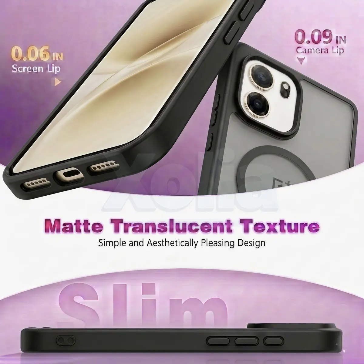 Xolia Back Cover for OnePlus Nord Ce 6 5G (Black, Shock Proof, Polycarbonate, Silicon, Pack of: 1) — image 3 of 5