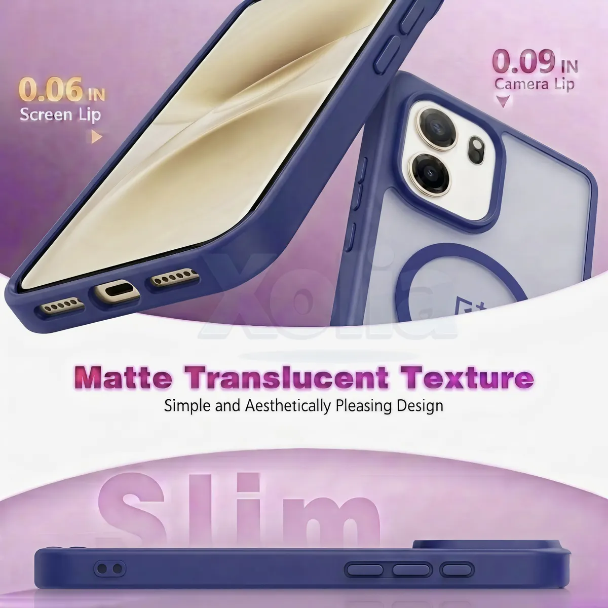 Xolia Back Cover for OnePlus Nord Ce 6 5G (Blue, Shock Proof, Polycarbonate, Silicon, Pack of: 1) — image 3 of 5