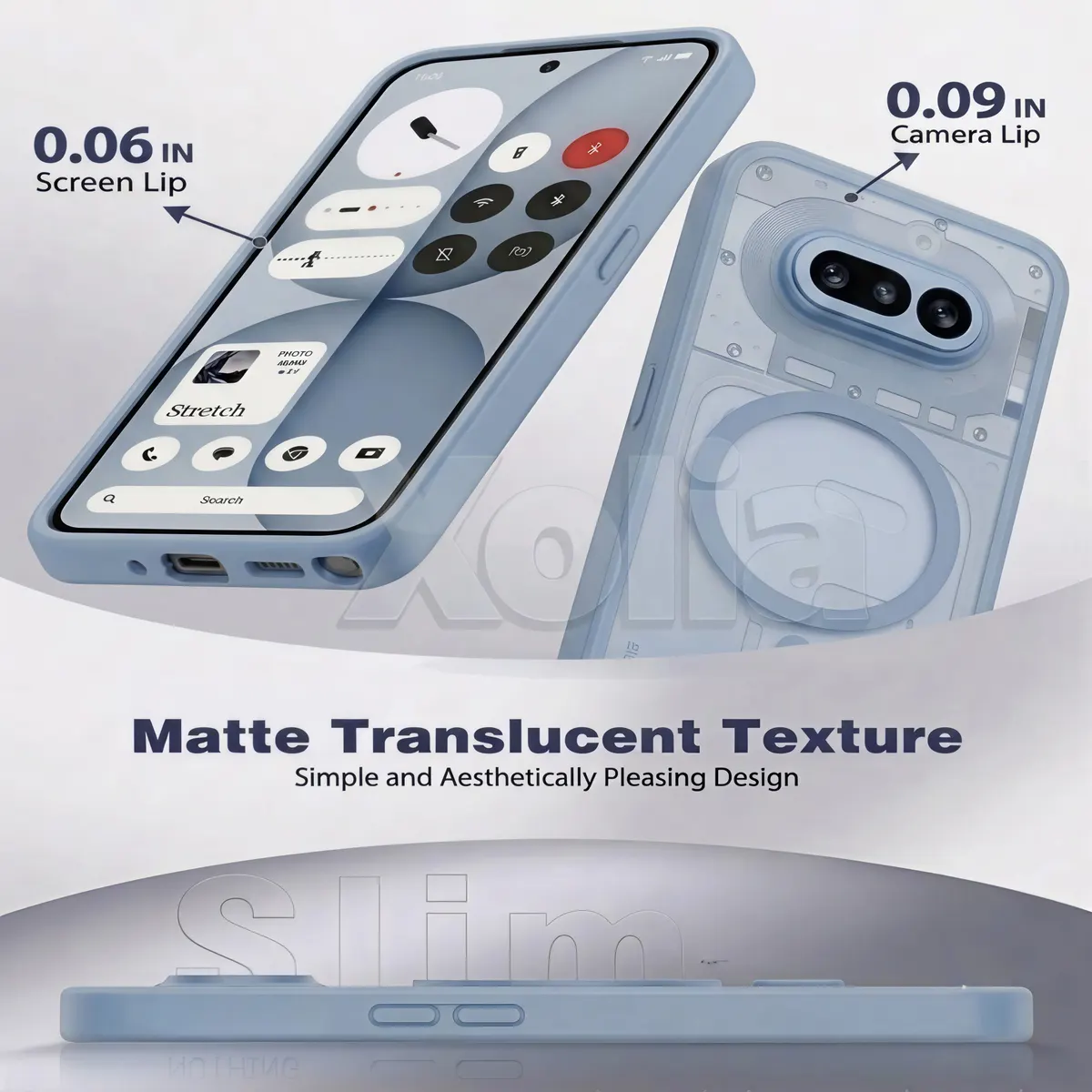 Xolia Back Cover for Nothing Phone 4a 5G (Grey, Shock Proof, Polycarbonate, Silicon, Pack of: 1) — image 3 of 5