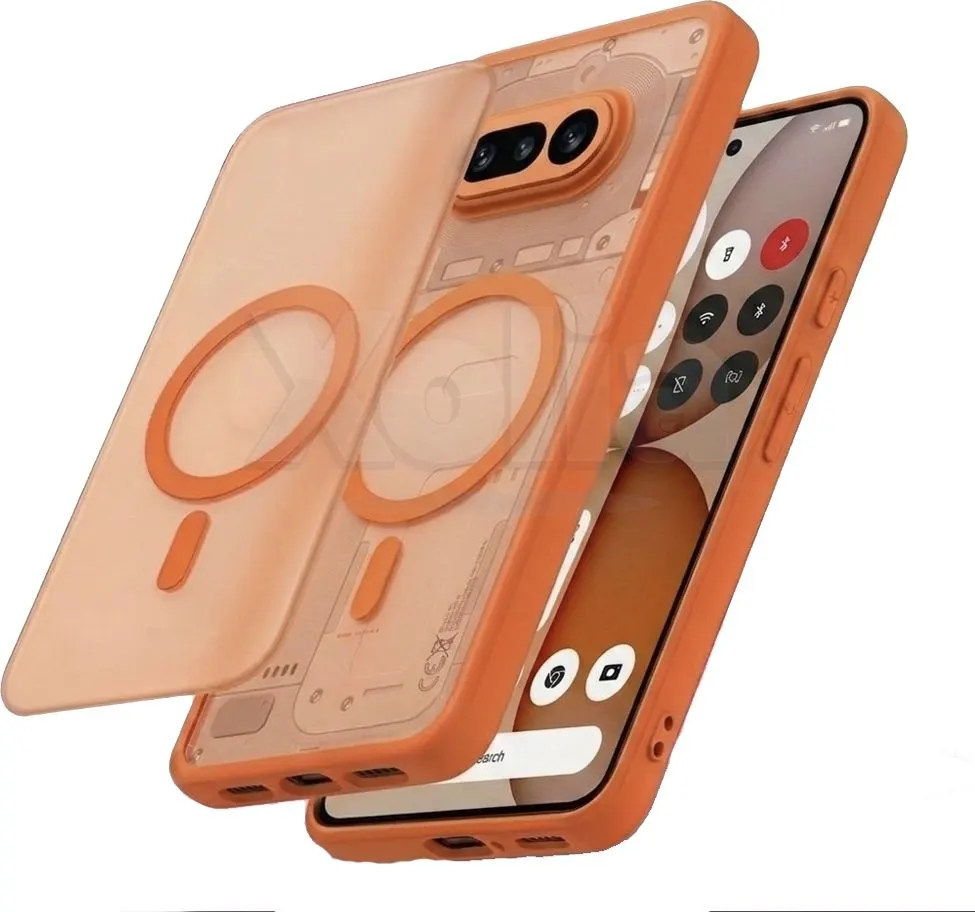 Xolia Back Cover for Nothing Phone 4a 5G (Orange, Shock Proof, Polycarbonate, Silicon, Pack of: 1) — image 5 of 5