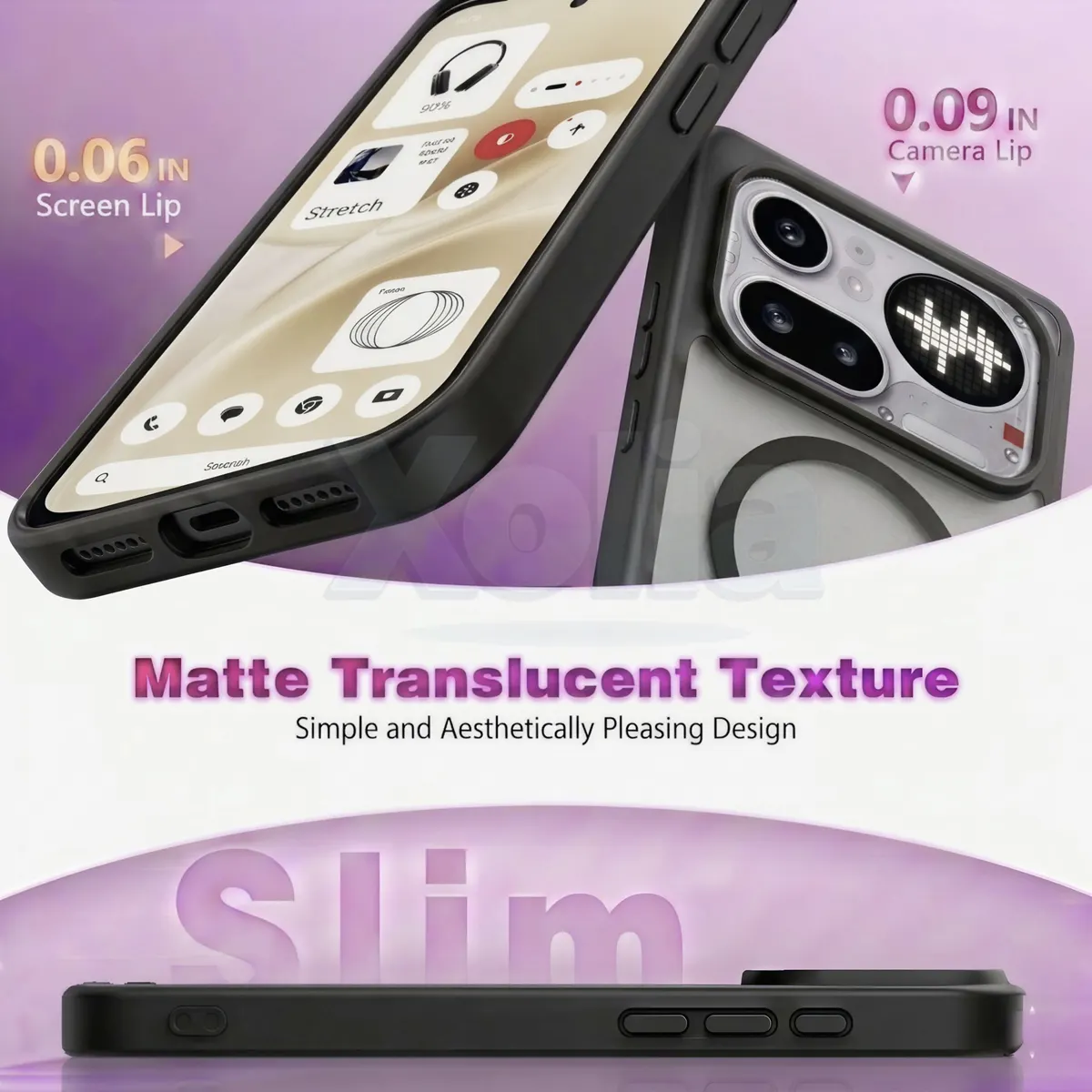 Xolia Back Cover for Nothing Phone 4a Pro 5G (Black, Shock Proof, Polycarbonate, Silicon, Pack of: 1) — image 3 of 5