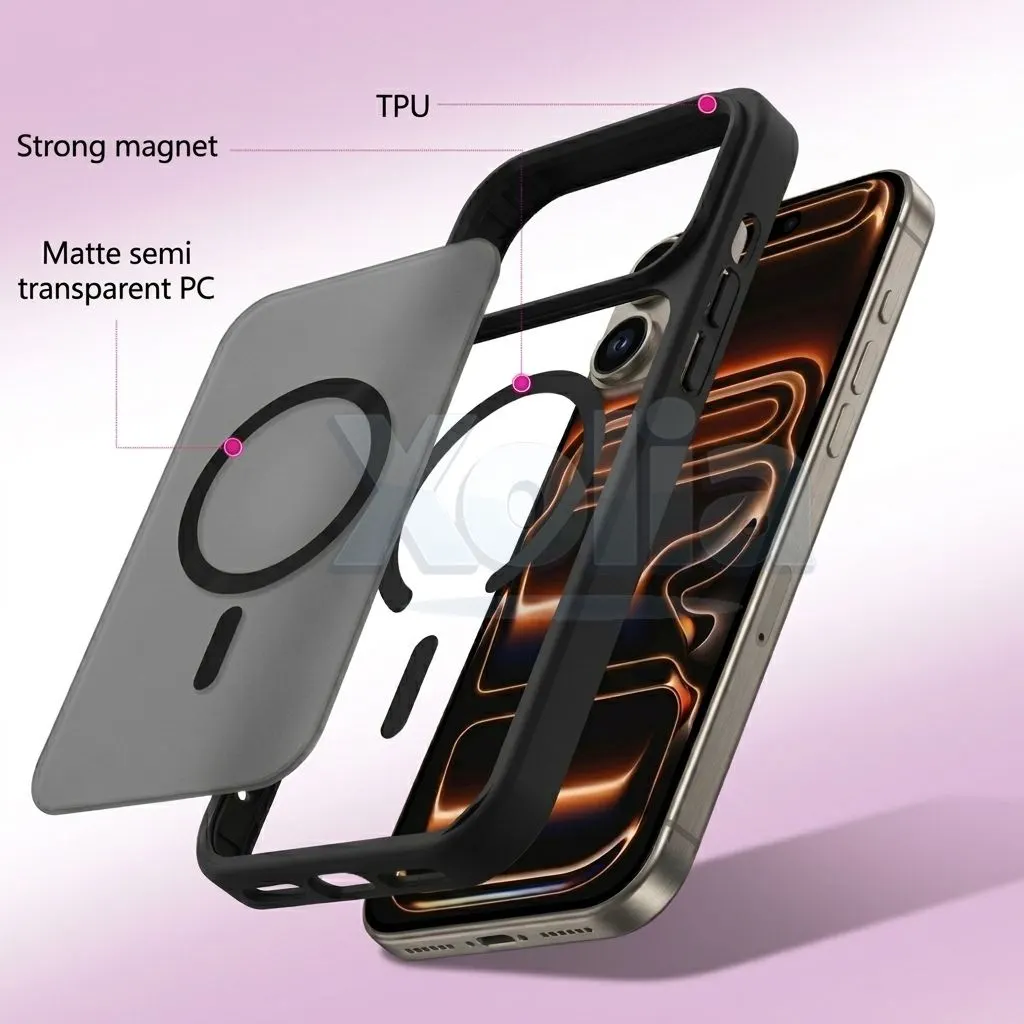 Xolia Back Cover for Nothing Phone 4a Pro 5G (Black, Shock Proof, Polycarbonate, Silicon, Pack of: 1) — image 5 of 5