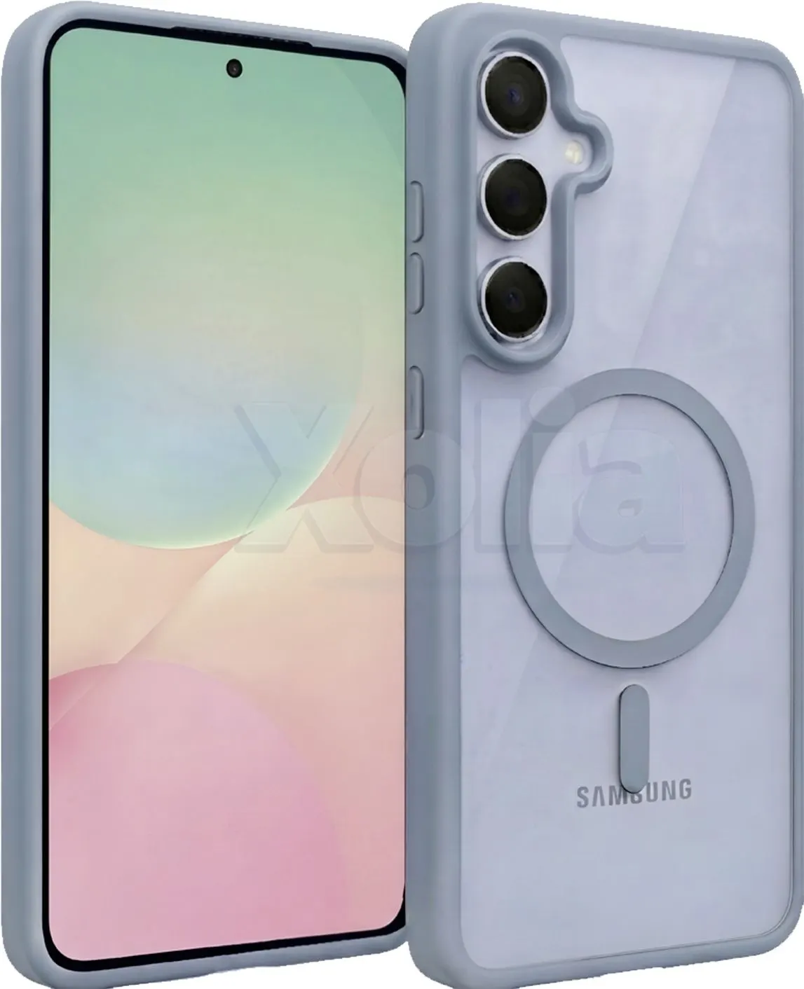 Xolia Back Cover for Samsung Galaxy A56 5G (Grey, Shock Proof, Polycarbonate, Silicon, Pack of: 1) — image 1 of 5