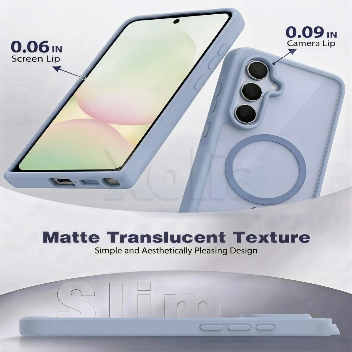 Xolia Back Cover for Samsung Galaxy A56 5G (Grey, Shock Proof, Polycarbonate, Silicon, Pack of: 1) — image 3 of 5