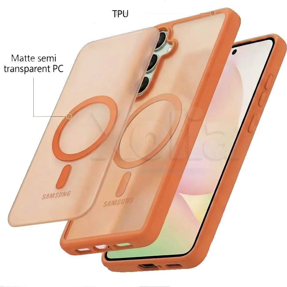 Xolia Back Cover for Samsung Galaxy A56 5G (Orange, Shock Proof, Polycarbonate, Silicon, Pack of: 1) — image 5 of 5
