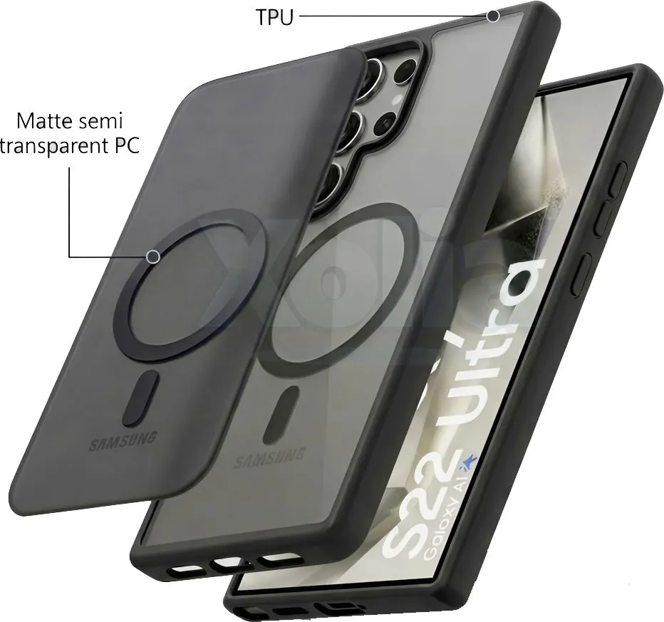 Xolia Back Cover for Samsung Galaxy S22 Ultra 5G (Black, Shock Proof, Polycarbonate, Silicon, Pack of: 1) — image 5 of 5