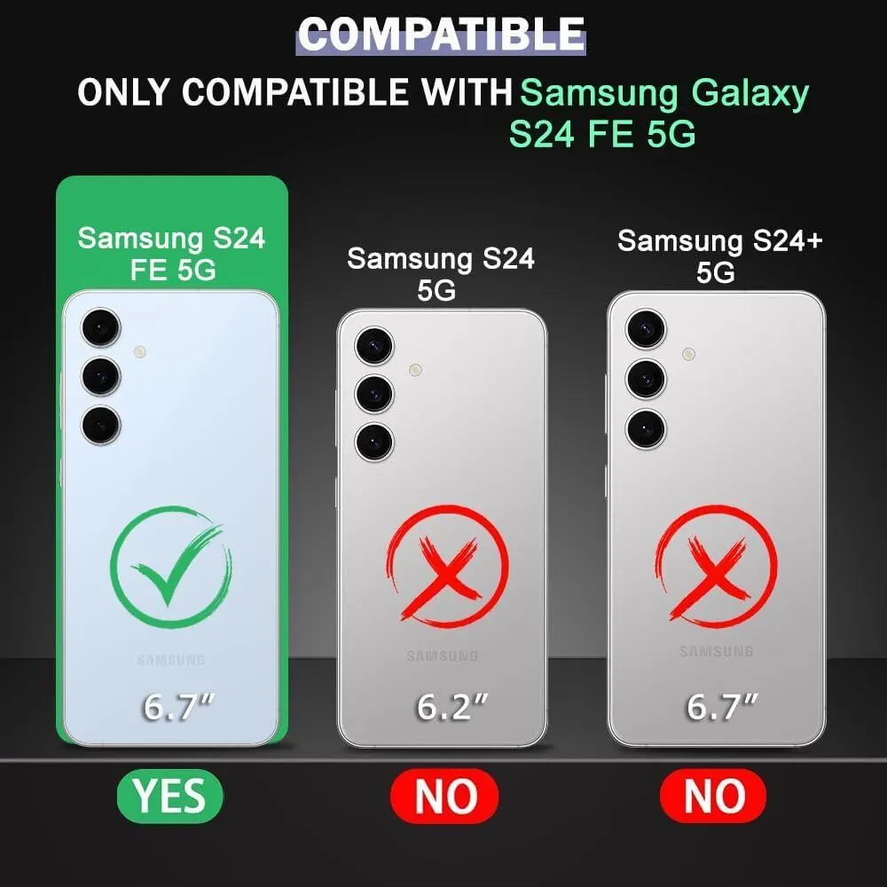 Xolia Back Cover for SAMSUNG Galaxy S24 FE 5G (Black, Shock Proof, Plastic, Silicon, Pack of: 1) — image 2 of 5