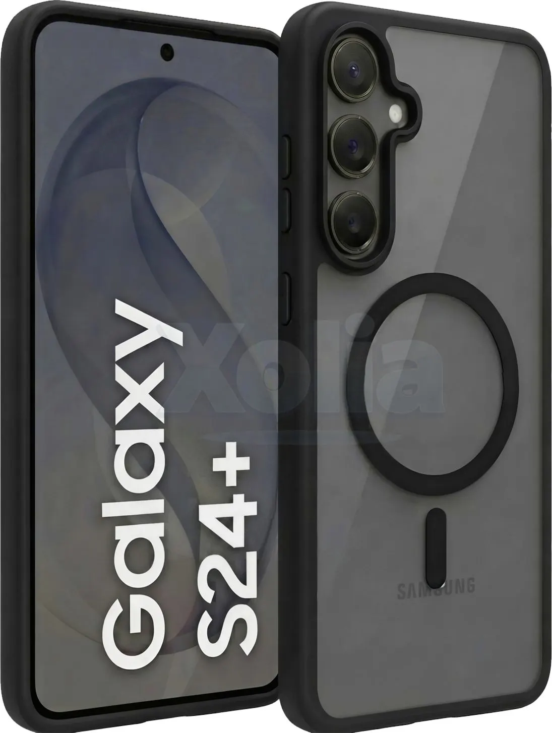 Xolia Back Cover for Samsung Galaxy S24 Plus 5G (Black, Shock Proof, Polycarbonate, Silicon, Pack of: 1) — image 1 of 5