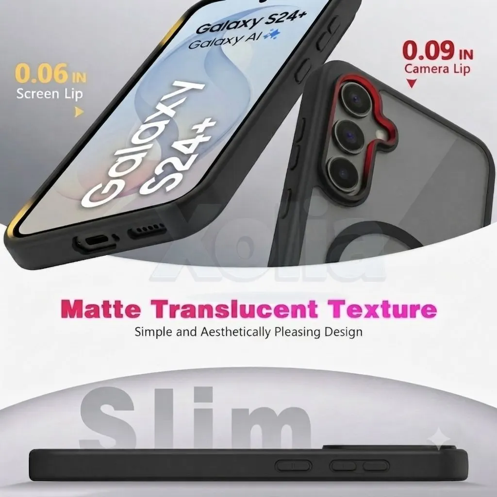 Xolia Back Cover for Samsung Galaxy S24 Plus 5G (Black, Shock Proof, Polycarbonate, Silicon, Pack of: 1) — image 3 of 5